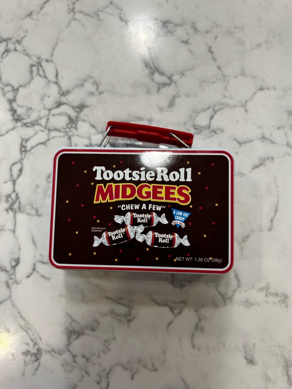 Tootsie Roll Midgees Mini Tin Lunch Box EMPTY